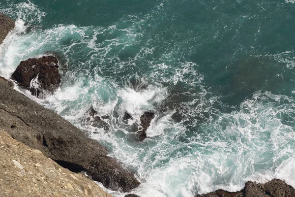 Vynikající Výhled Středozemní Moře Itálii Portofino — Stock fotografie