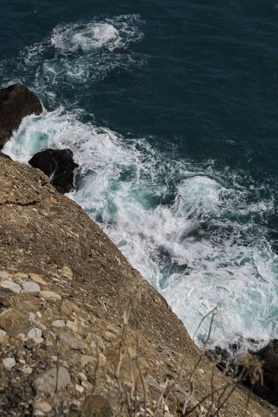 Vista Eccezionale Sul Mar Mediterraneo Italia Portofin — Foto Stock