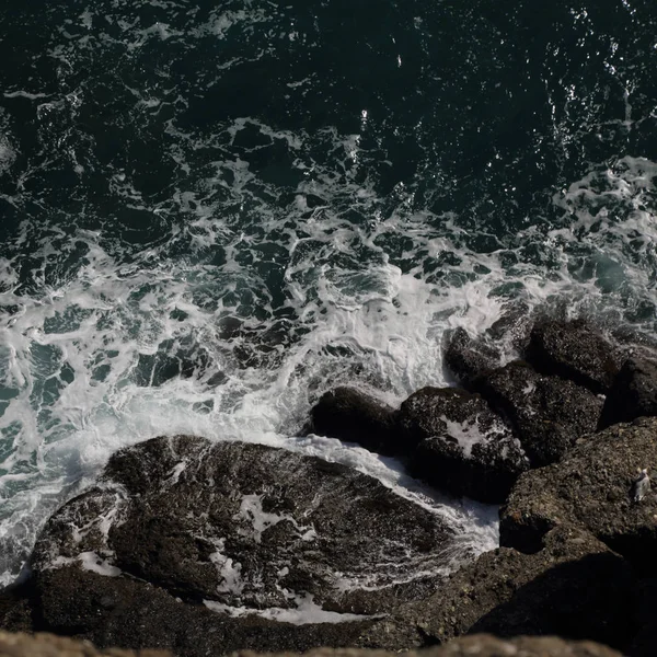 Можливо Помилуватися Прекрасним Видом Середземне Море Італії Портофіно — стокове фото