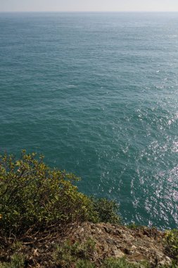 İtalya, Portofino Akdeniz'in en iyi görünümü 