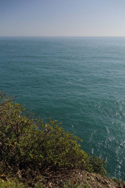 İtalya, Portofino Akdeniz'in en iyi görünümü 