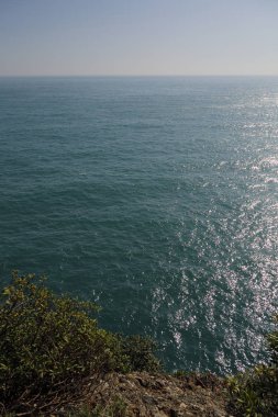 İtalya, Portofino Akdeniz'in en iyi görünümü 