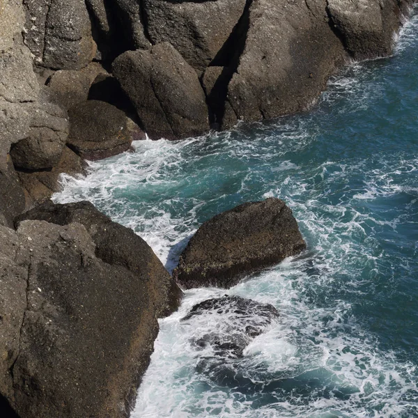 Vista Eccezionale Sul Mar Mediterraneo Italia Portofin — Foto Stock