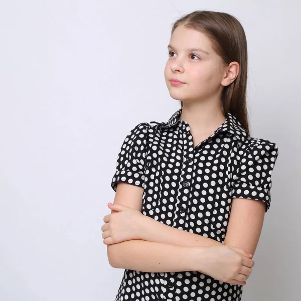 Ευρωπαϊκή Κορίτσι Έφηβος Πορτρέτο — Φωτογραφία Αρχείου