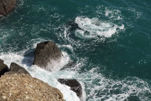 Vue Exceptionnelle Sur Mer Méditerranée Italie Portofin — Photo