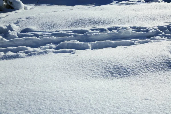 Εξωτερική Χιόνι Υφή Φόντο — Φωτογραφία Αρχείου