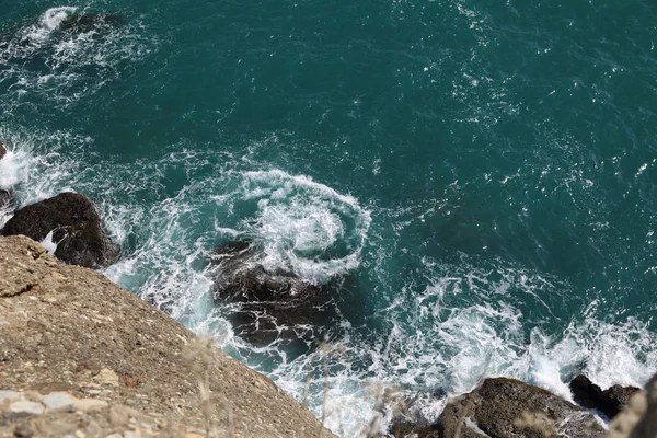 Прекрасний Вид Середземне Море Італії Портофіно — стокове фото
