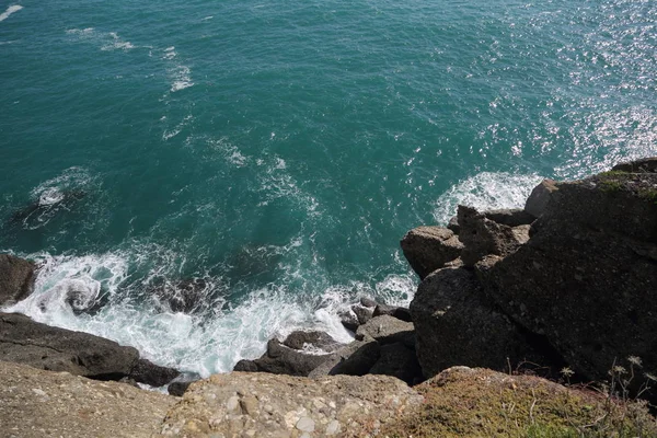 Vue Exceptionnelle Sur Mer Méditerranée Italie Portofin — Photo