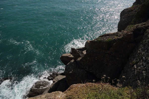 Vue Exceptionnelle Sur Mer Méditerranée Italie Portofin — Photo