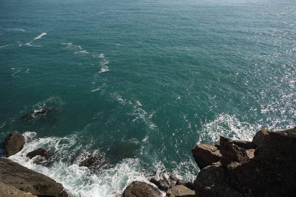 Vista Eccezionale Sul Mar Mediterraneo Italia Portofin — Foto Stock