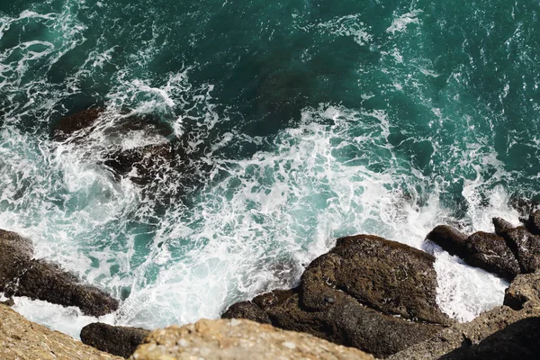 Vista Eccezionale Sul Mar Mediterraneo Italia Portofin — Foto Stock