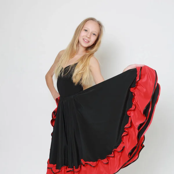 Studio Image Tanečnice Flamenca — Stock fotografie