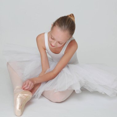 Güzel küçük balerin Studio