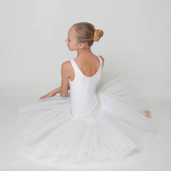 Schöne Kleine Ballerina Studio — Stockfoto