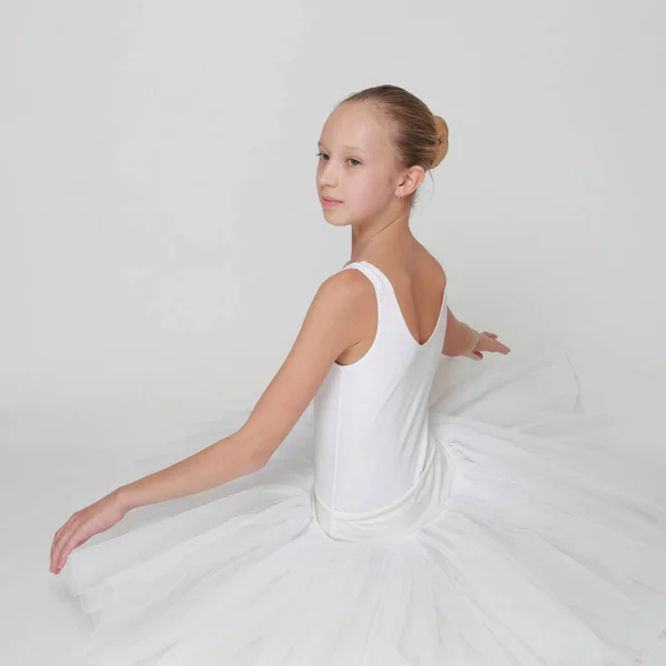 Schöne Kleine Ballerina Studio — Stockfoto