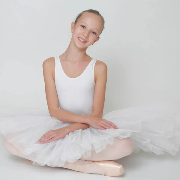 Vackra Lilla Ballerina Studio — Stockfoto