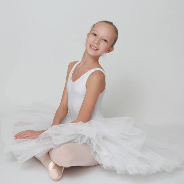 Vackra Lilla Ballerina Studio — Stockfoto