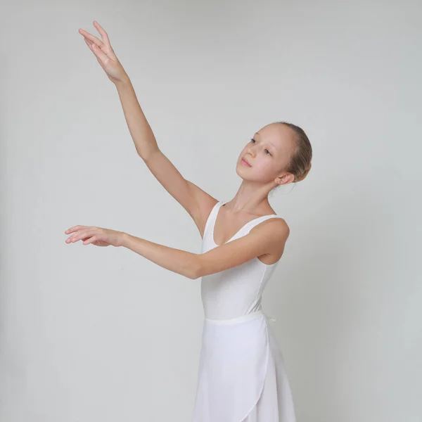 Schöne Kleine Ballerina Studio — Stockfoto