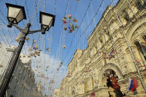 Moscow Rússia Abril 2018 Vista Fachada Loja Departamento Gum Praça — Fotografia de Stock