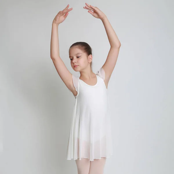 Vackra Lilla Ballerina Pointe Studio — Stockfoto
