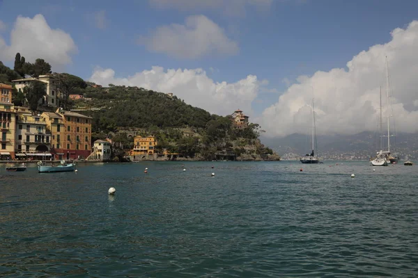 Portofino Italy April 2018 Luxury Italian Vacations Beautiful Portofino Ligurian — Stock Photo, Image