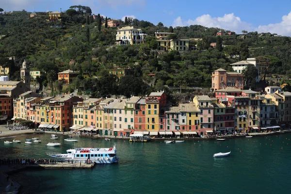 Portofino Italie Avril 2018 Vacances Luxe Italie Magnifique Portofino Sur — Photo