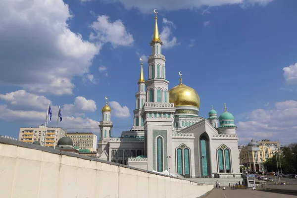 Moscú Rusia Mayo 2018 Mezquita Catedral Nueva Construcción Que Fue —  Fotos de Stock