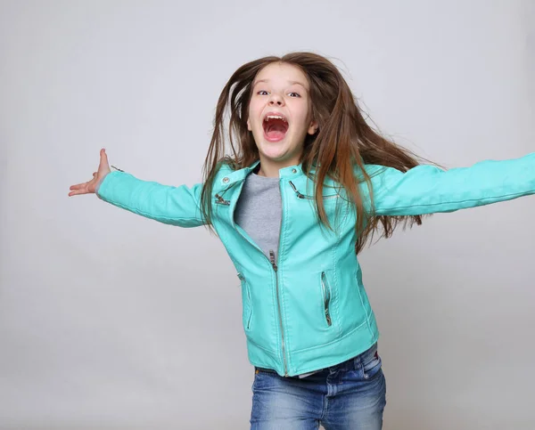 European Caucasian Teen Girl Posing Camera Fashion Model — Stock Photo, Image