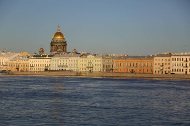 St. Isaac Katedrali manzarası, Saint Petersburg, Rusya.