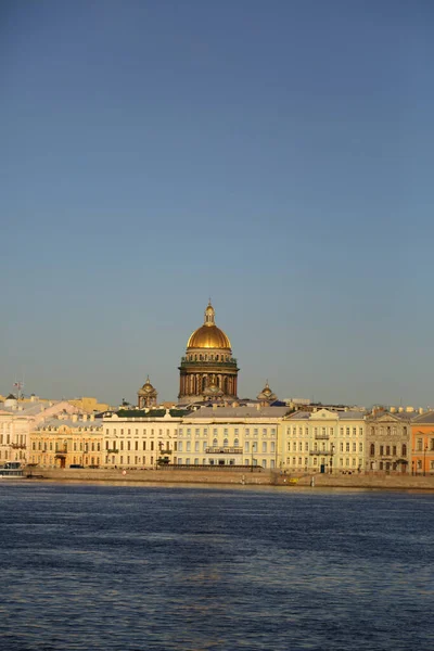 Vista Catedral San Isaac San Petersburgo Rusia —  Fotos de Stock