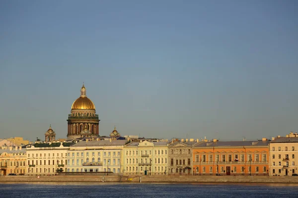 Zicht Isaac Cathedral Sint Petersburg Rusland — Stockfoto