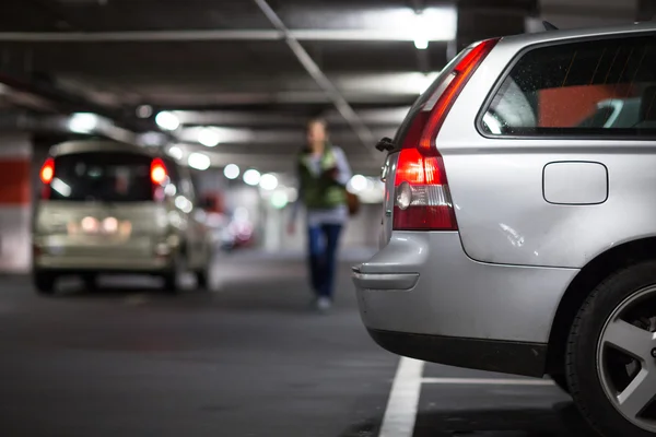 Underground parking/garage — Stock Photo, Image