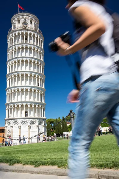 Torre inclinada de Pisa, Itália — Fotografia de Stock