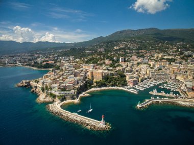 Bastia, Korsika görünümünü