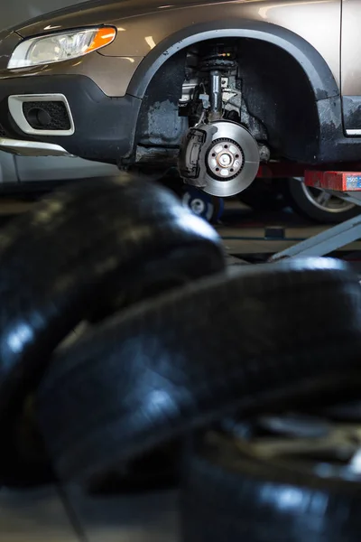 À l'intérieur d'un garage — Photo