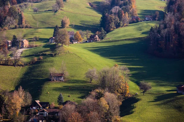 Esplêndida paisagem rural suíça Appenzel — Fotografia de Stock