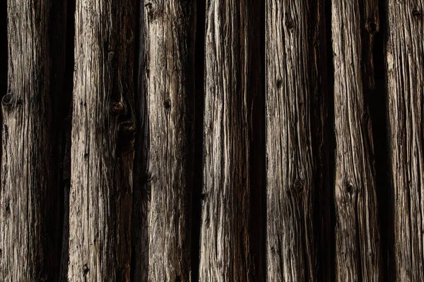 Textura de madera - pared de chalet de montaña — Foto de Stock