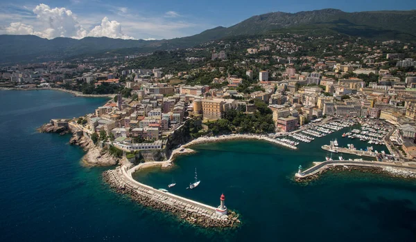 Bastia Corsica Veduta Aerea — Foto Stock