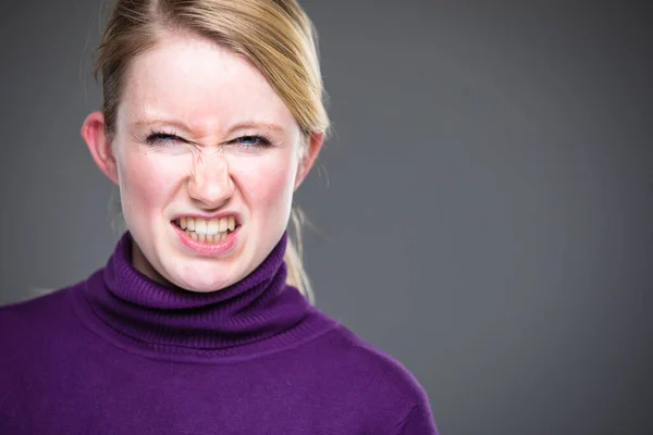 Peur Anxiété Regret Incertitude Chez Une Jeune Femme Effets Une — Photo