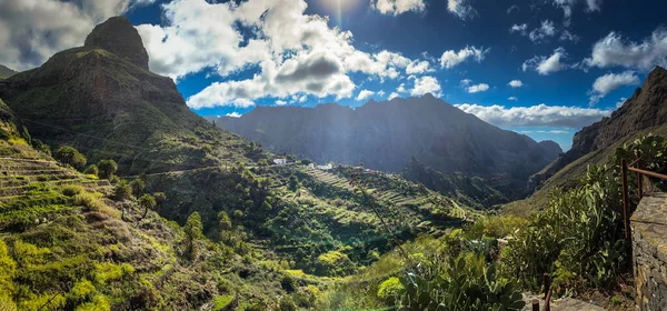 Masca Tal Teneriffa Spanien High Repolution Panoramic Image — Stockfoto