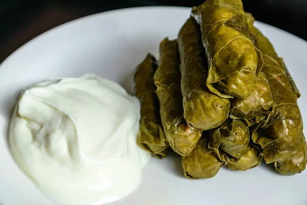 Dolma y yogur natural —  Fotos de Stock