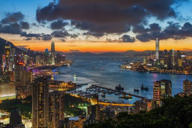 Hong kong sunset