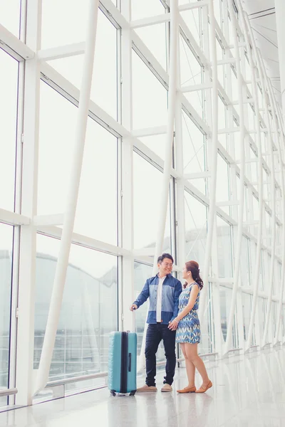 beautiful Couple at the airport