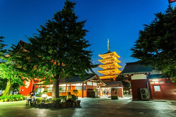 Sensoji-ji, Templo en Tokio, Japón . — Foto de Stock