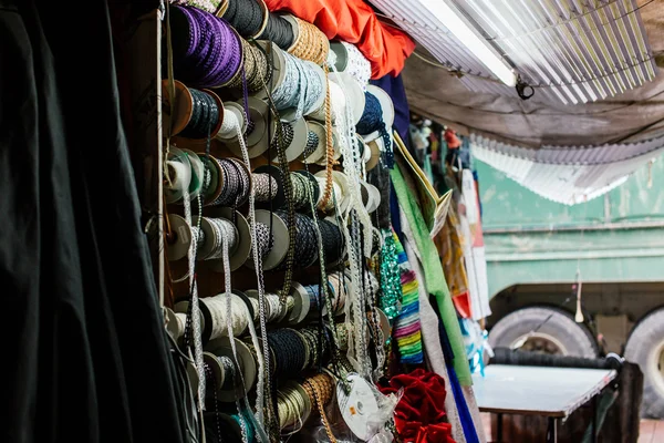 Bazar in tessuto a Hong Kong — Foto Stock