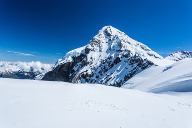 Görünüm ünlü tepe Jungfrau 