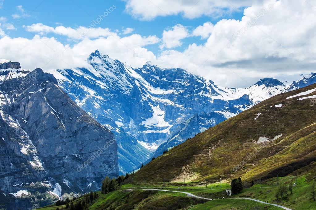 Kleine Scheidegg at Switzerland