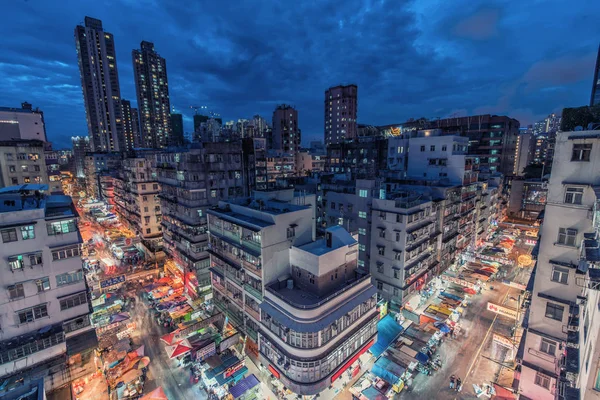 Sham Shui Po street — Stockfoto