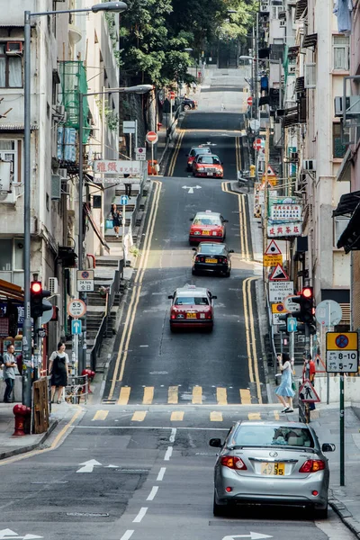 Χονγκ Κονγκ Μαΐου Sai Wan Άποψη Του Δρόμου Στο Χονγκ — Φωτογραφία Αρχείου