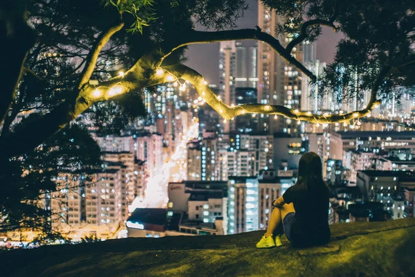 Frau Der Stadt — Stockfoto